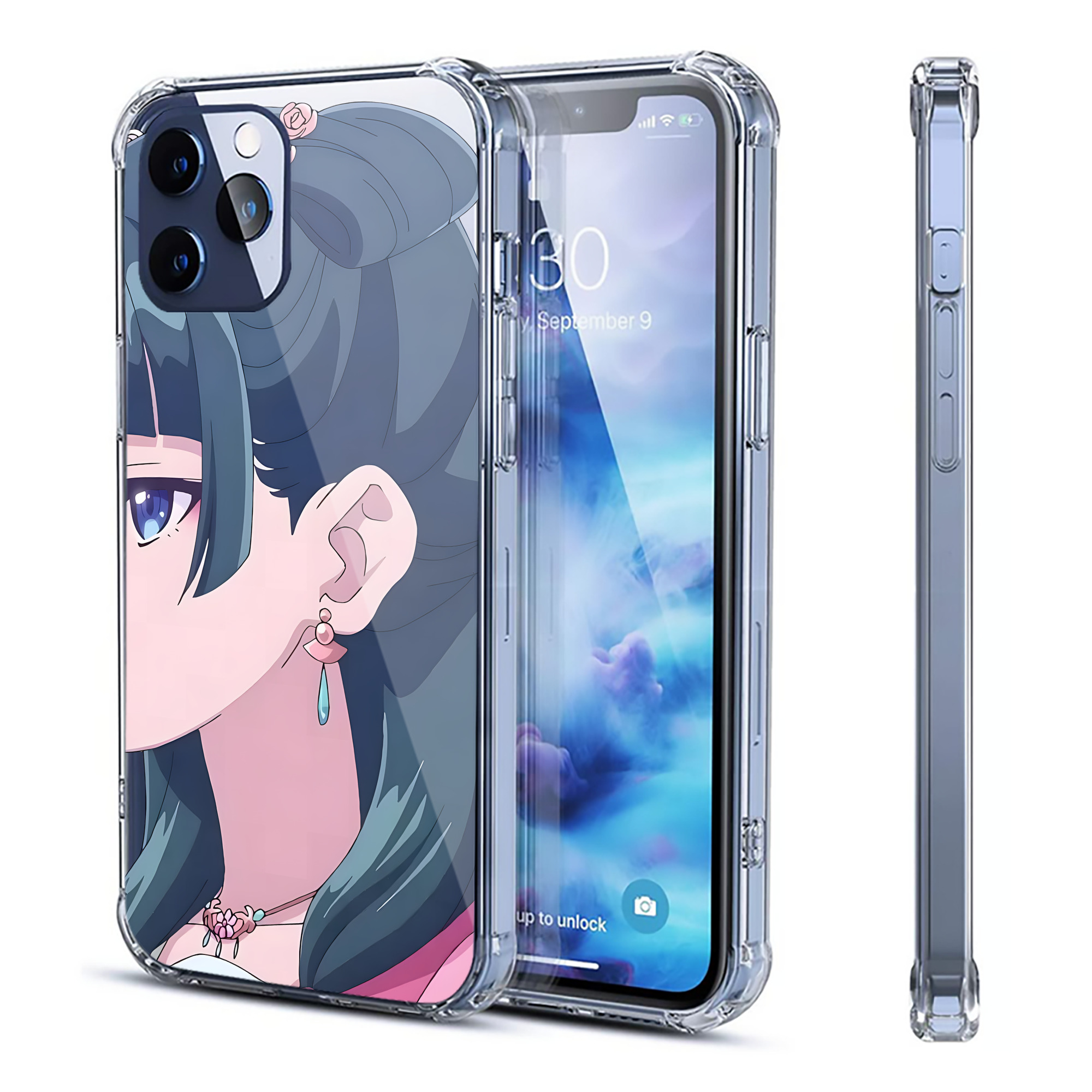 （画像用） 薬屋のひとりごと The Apothecary Diaries 【iPhone 12シリーズ対応】透明スマホケース（クリアソフトケース）